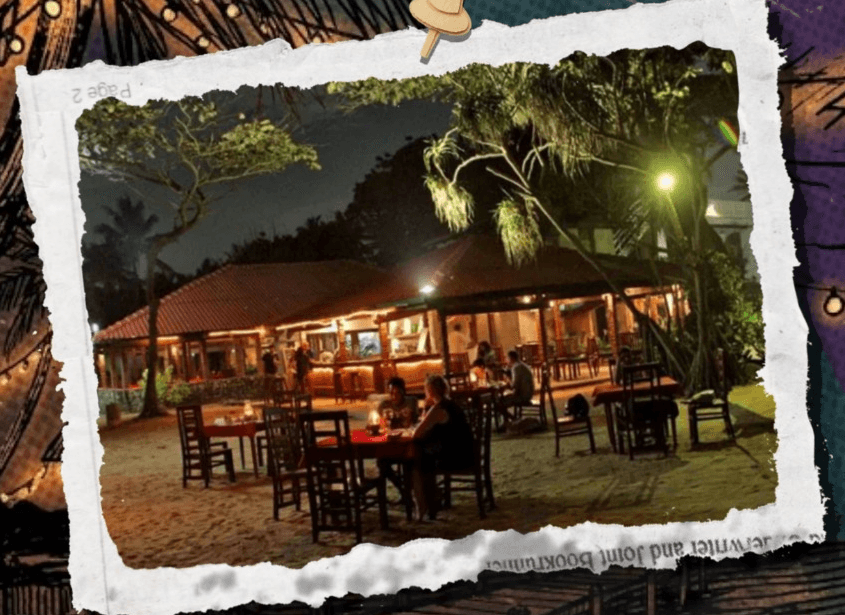 Evening dining at La Langousterie, the Shortai Batai venue